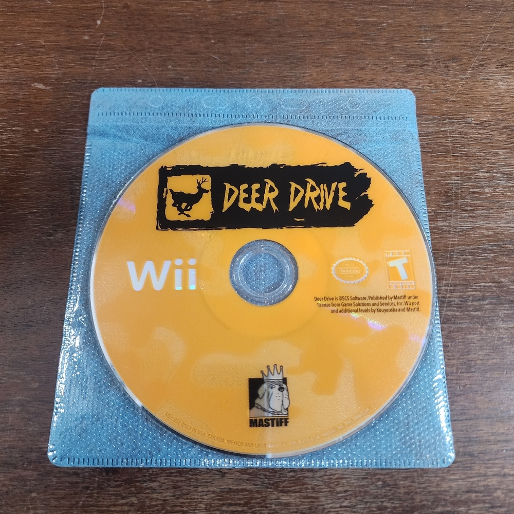 Nintendo Wii Deer Drive Game